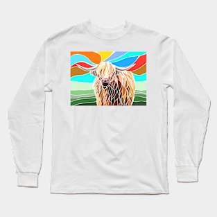 Highland Cow Long Sleeve T-Shirt